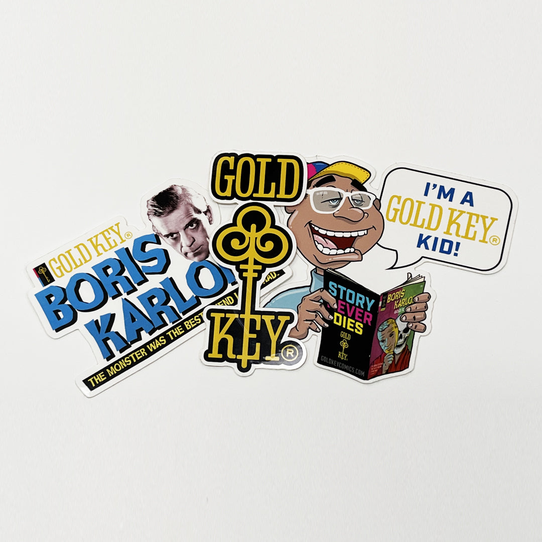 Gold Key Sticker Pack – Gold Key Comics